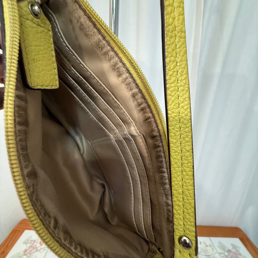 Vintage Coach Pochette Women Small Brown Lime Signature Monogram
Canvas Good - Picture 7 of 7